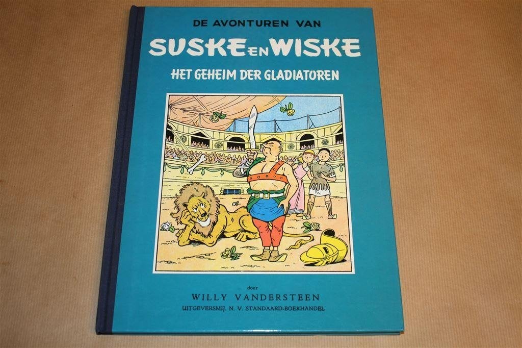 Suske en Wiske. Het geheim der gladiatoren. Gebonden., Boeken, Eén stripboek, Ophalen of Verzenden, Gelezen