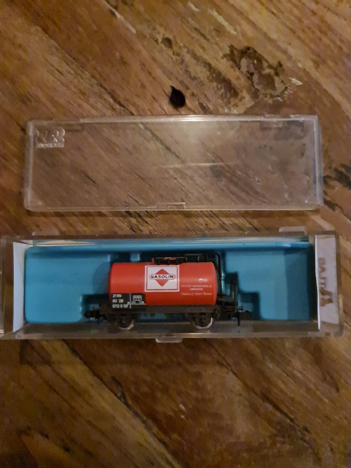 Atlas 2475 N-Spoor Gasolin Tank Car, Red, Overige merken, Gelijkstroom, Wagon, Ophalen of Verzenden