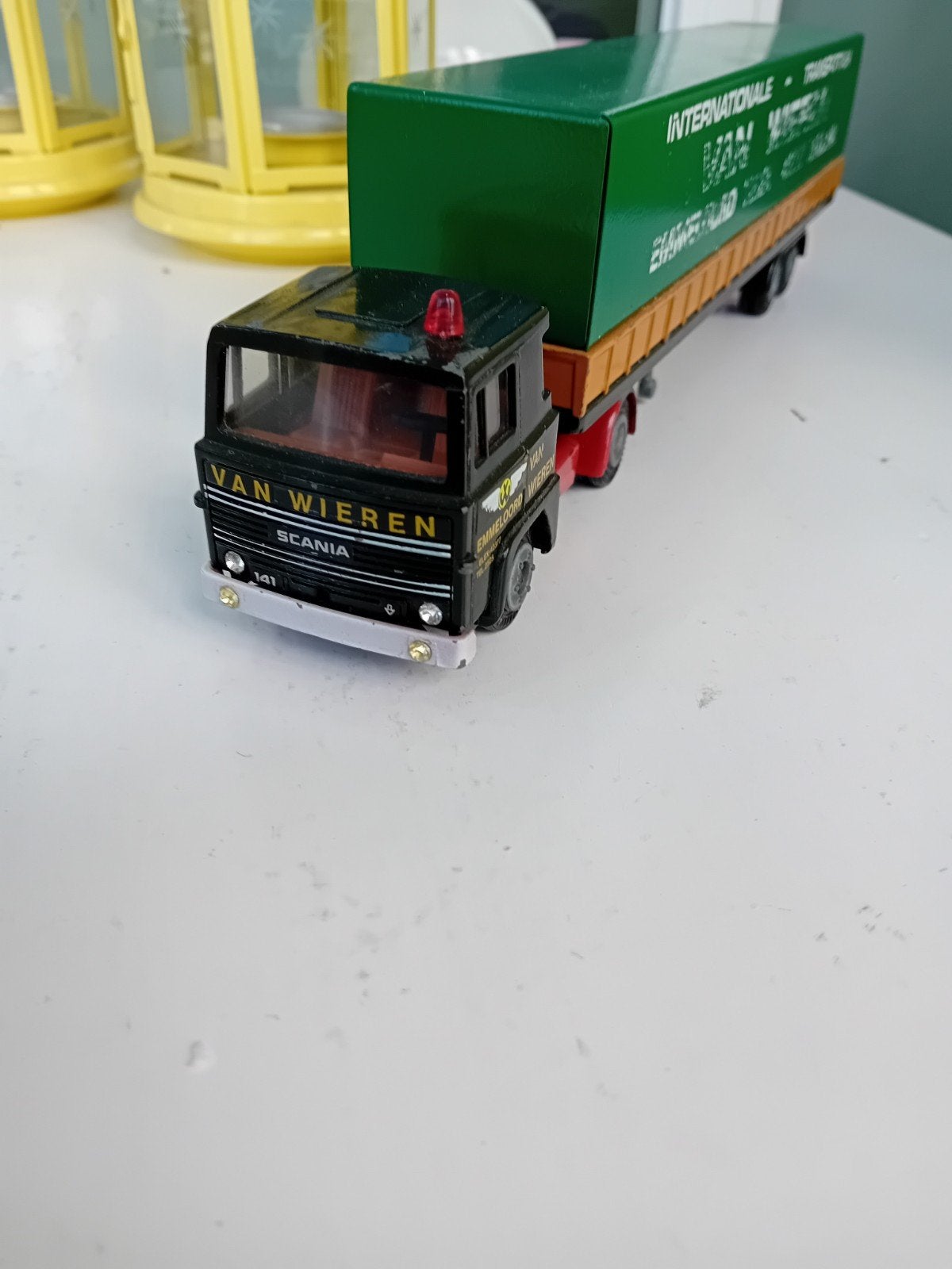 Scania 141 van Wieren Emmeloord., Ophalen of Verzenden, Zo goed als nieuw, Bus of Vrachtwagen, Tekno