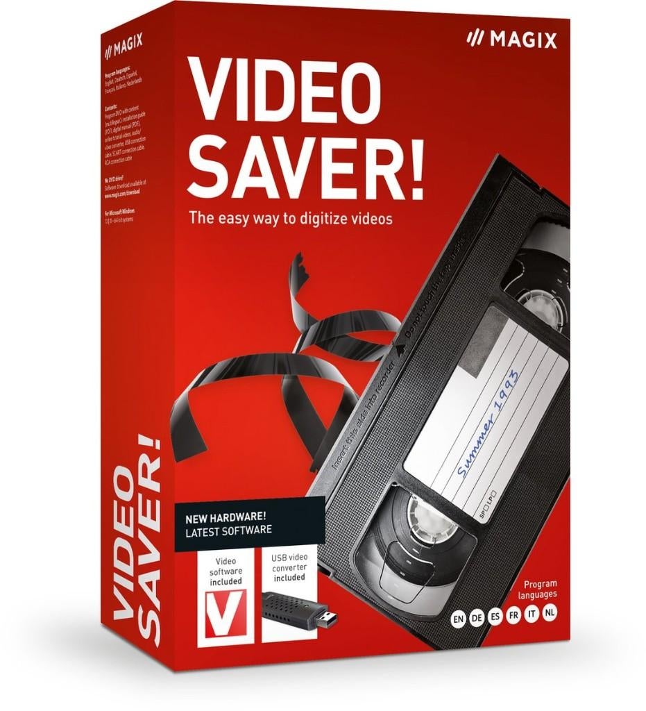De Magix USB-video-omzetter (Red uw Video,s) Plug and play, Computers en Software, Pc- en Netwerkkabels, Nieuw, Ophalen of Verzenden