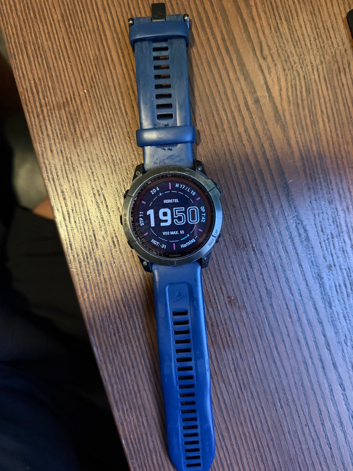 Garmin Fenix 7X Sapphire Solar Multisport GPS Horloge, Zwart, Ophalen of Verzenden, Waterdicht, Afstand