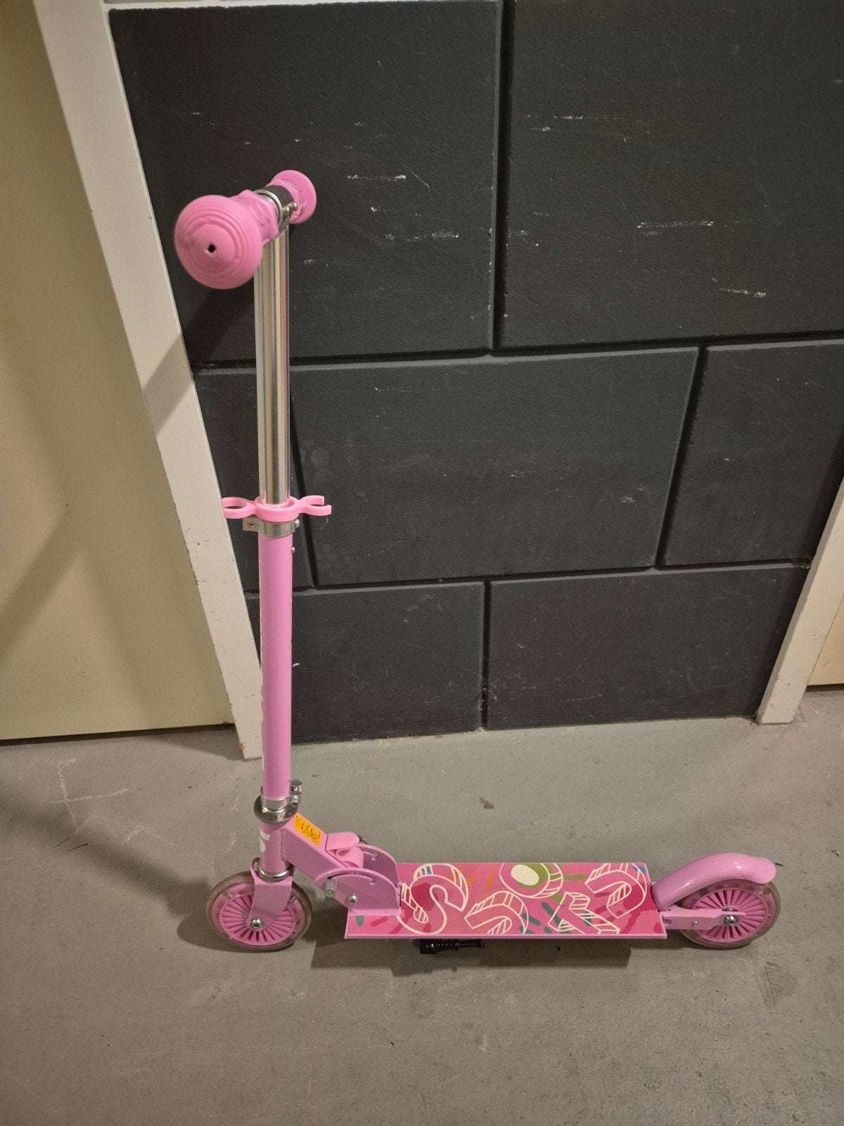 roze meisjes step, Ophalen of Verzenden, Gebruikt, Gewone step