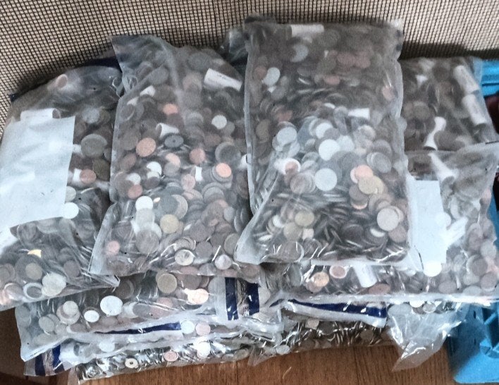 Zaterdag weer kg's goede mix munten 20 kg voor 160€, Ophalen of Verzenden, Buitenland, Munten