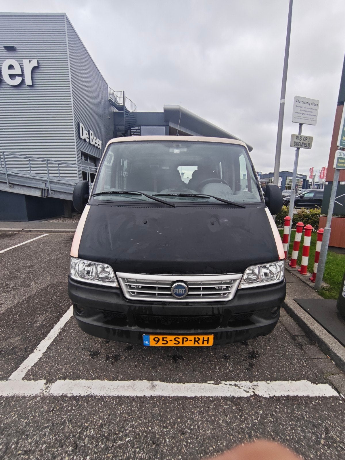 Fiat Ducato 2.3 JTD  2006 Rood 9 persoons 85Kw 110Pk, Auto's, Fiat, 2286 cc, Stof, Origineel Nederlands, 9 stoelen