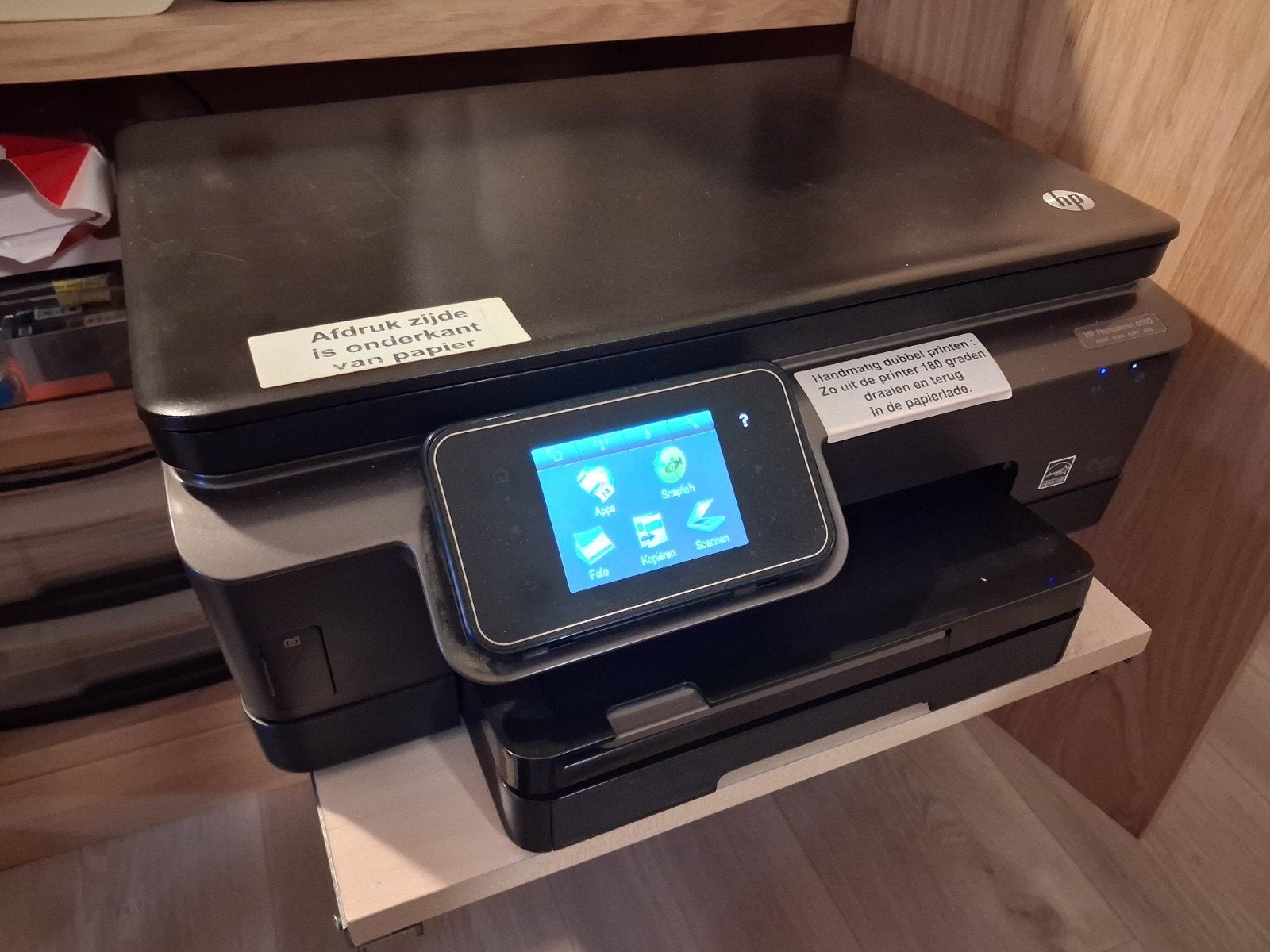 HP Photosmart 6510 All-in-One printer met veel inkt, Ophalen, Kleur printen, Gebruikt, Inkjetprinter