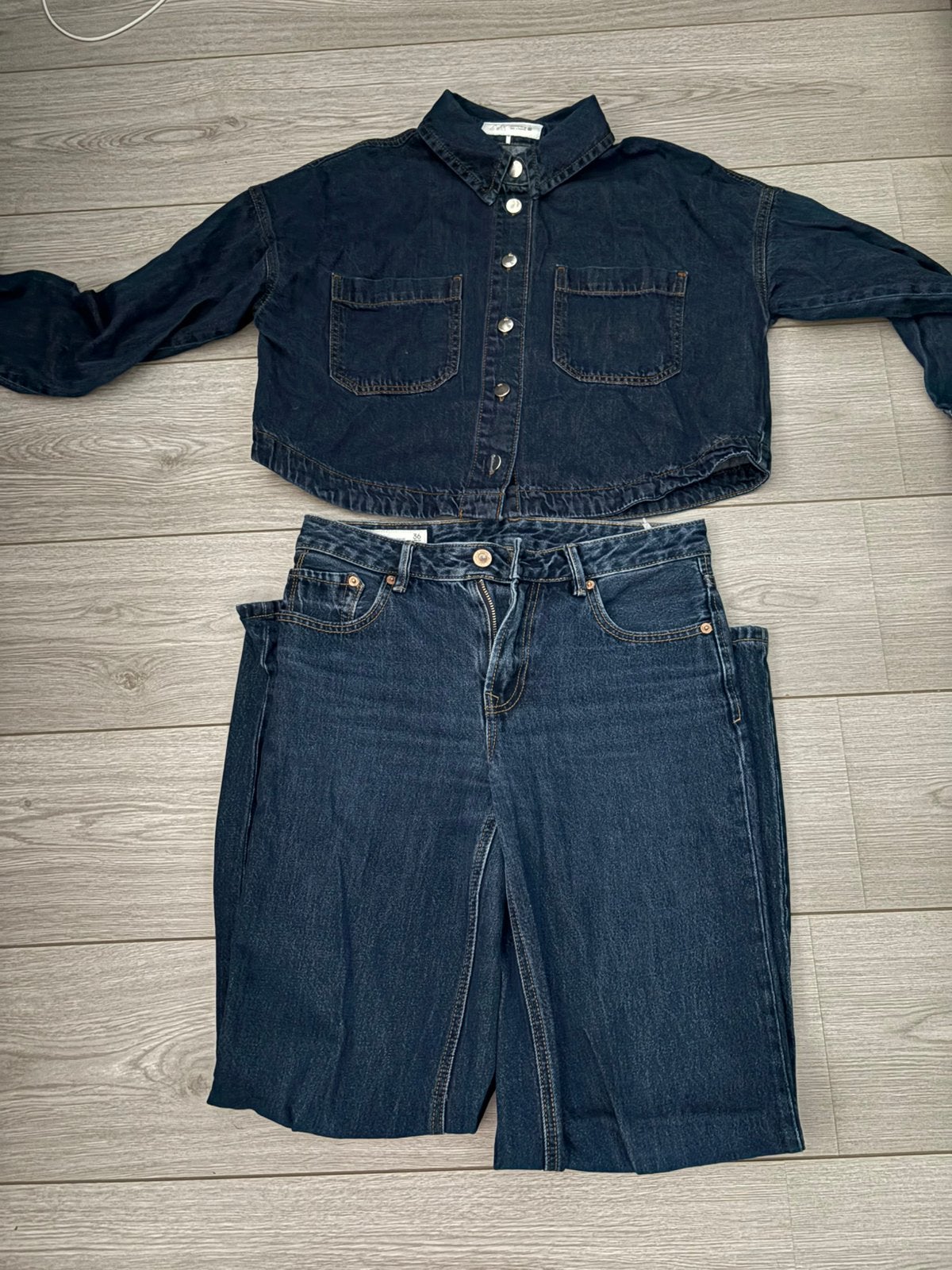 spijker pak zara en stradivarius, Ophalen of Verzenden, Zo goed als nieuw, Maat 36 (S), Blauw