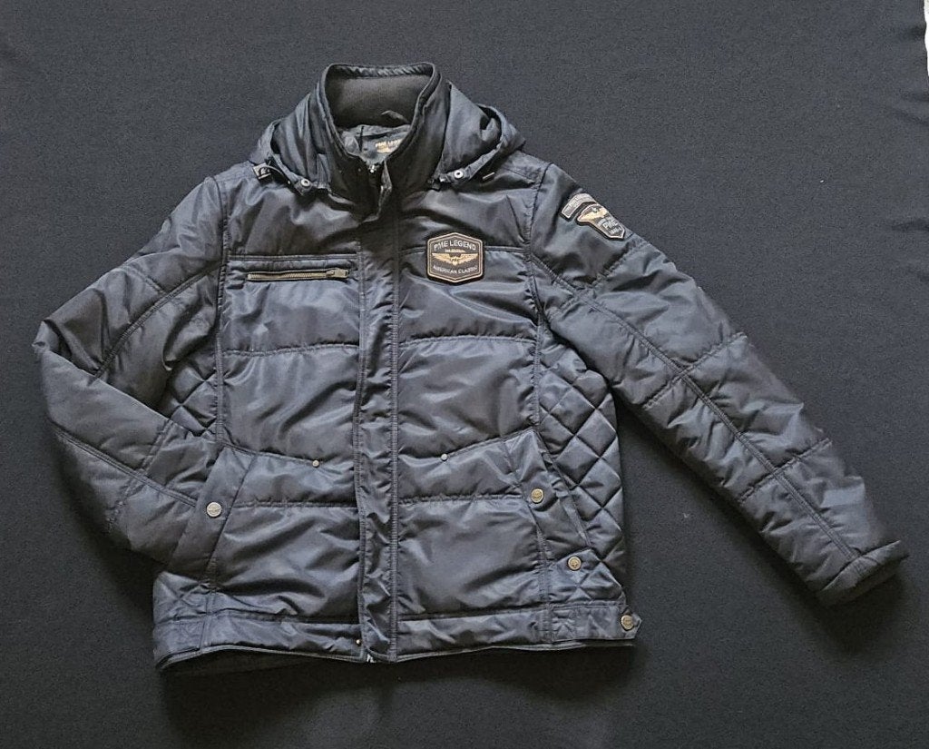 PME Legend Skyhog heren winterjas maat XXXL donkerblauw, Kleding | Heren, Blauw, Overige maten, Ophalen of Verzenden, Zo goed als nieuw