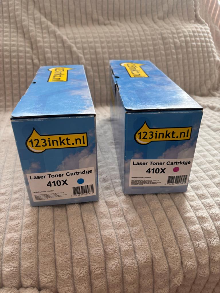 Nieuwe 123inkt Laser Toner Cartridge 410X (2 stuks), Computers en Software, Printers, Ophalen of Verzenden, Nieuw, Laserprinter