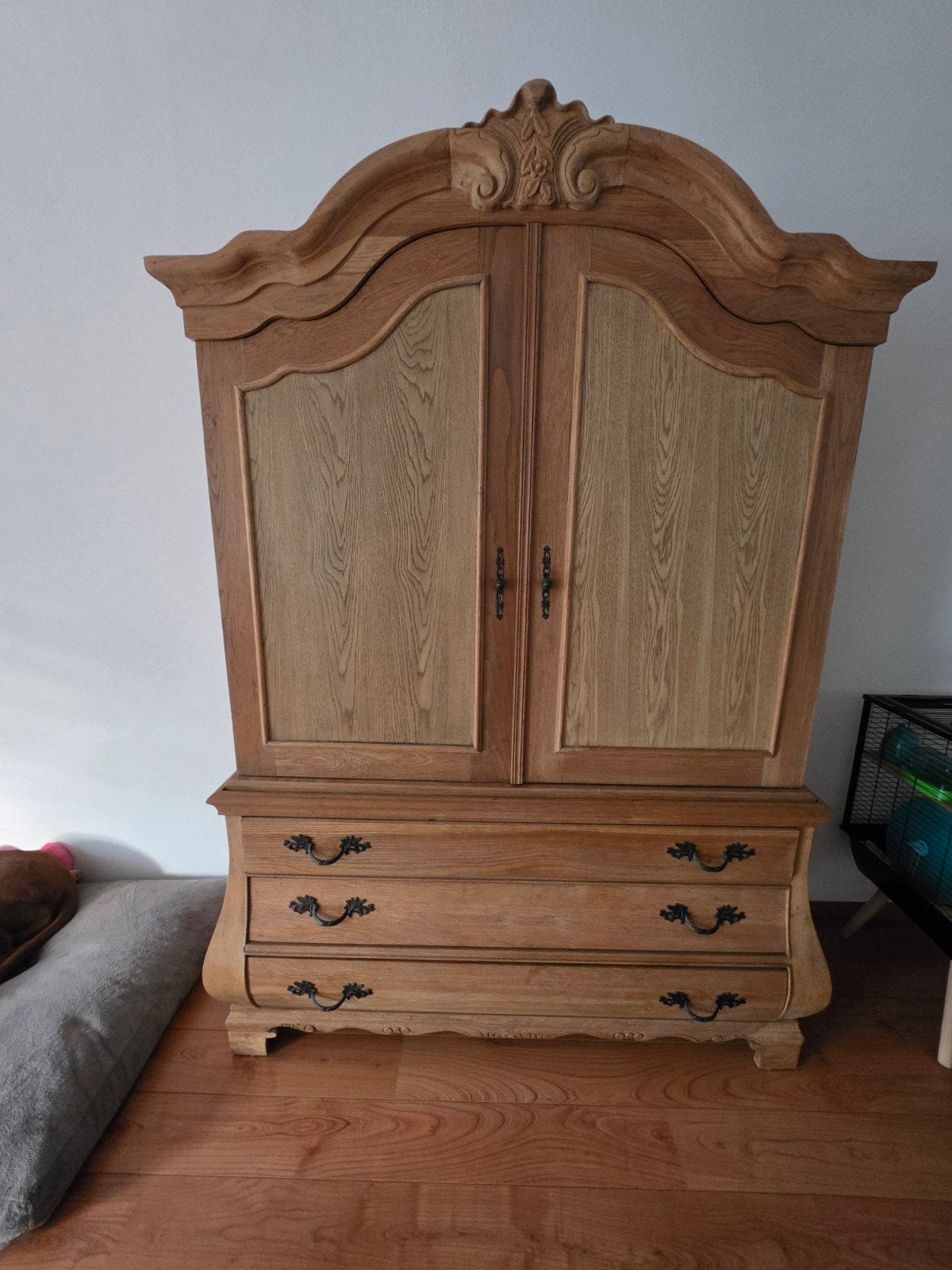 Zeeuws Kabinet Kast - Massief Eikenhout, Antiek en Kunst, Ophalen