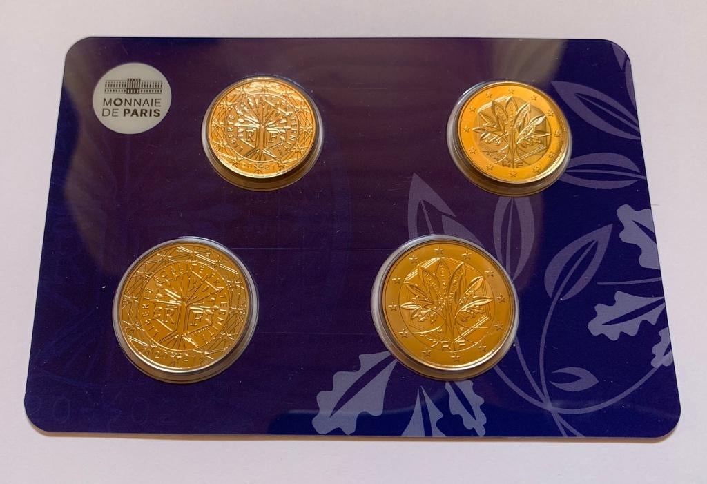 Miniset Frankrijk 2021 - 2022 BU coincard, Verzenden, Frankrijk, Overige waardes, Setje