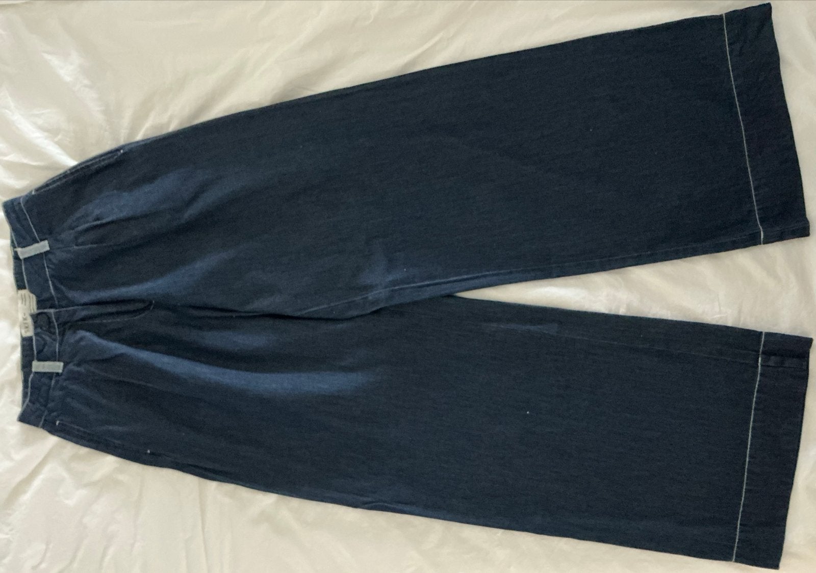 SKFK brede spijkerbroek - Fairtrade & Regenerative Goods, Maat 38/40 (M), Blauw, Ophalen of Verzenden, Zo goed als nieuw