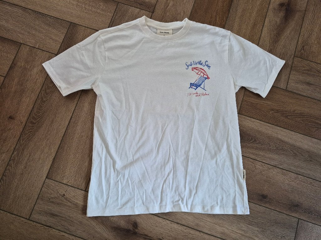 Prachtig wit shirt van Lost Minds, maat L., Kleding | Heren, T-shirts, Maat 52/54 (L), Wit, Lost Minds, Ophalen of Verzenden