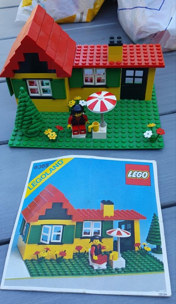 Lego City 6365 Zomerhuisje ( jaren 80), Ophalen, Gebruikt