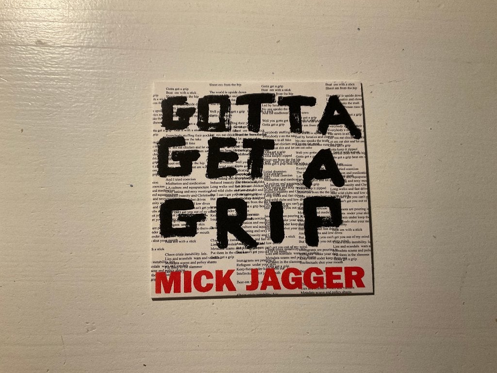 Mick Jagger - Gotta get a grip., Ophalen of Verzenden, Zo goed als nieuw, Poprock, Single