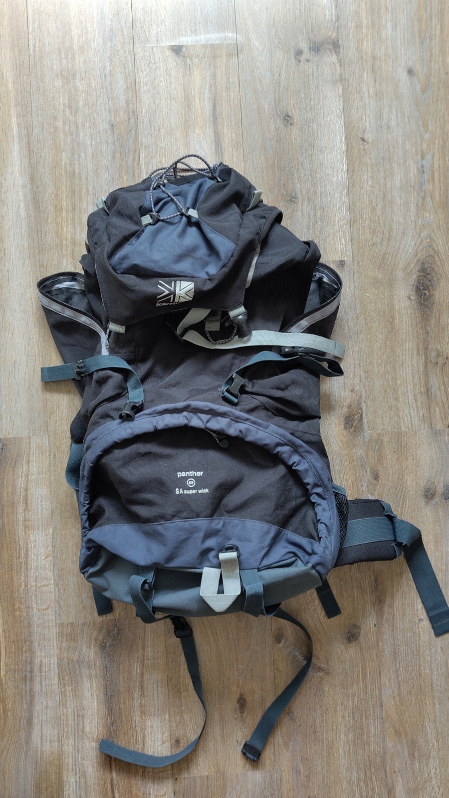 Karrimor Panther 65L Trekking Rugzak met Regenhoes, Ophalen, Gebruikt, Overige merken, Trekking