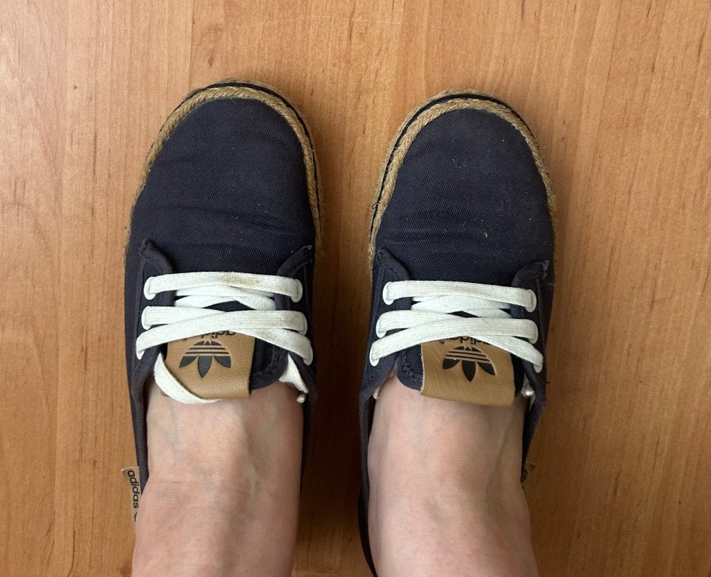 Adidas veterschoenen blauw maat 37, Ophalen of Verzenden, Sneakers of Gympen, Gedragen, Blauw