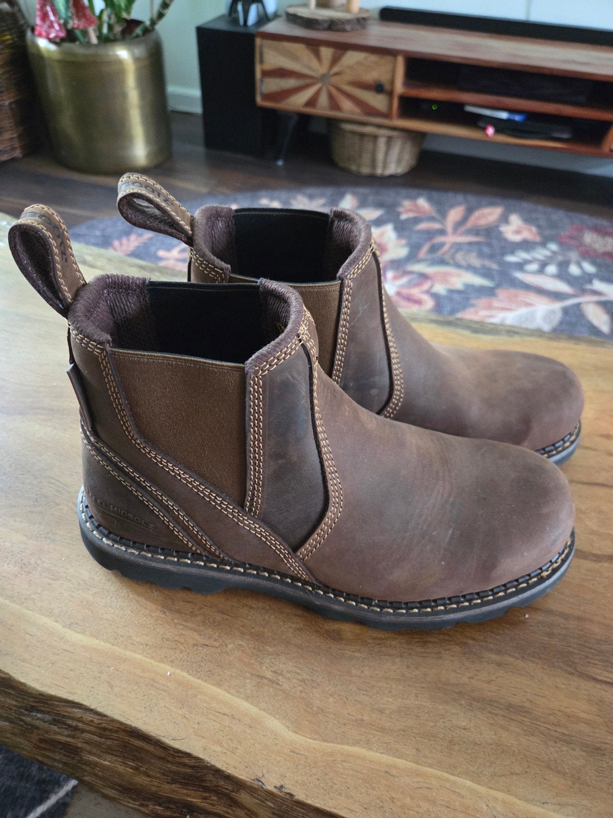 buckbootz veiligheidsschoenen maat 44, Ophalen, Bruin, Nieuw, Buckbootz