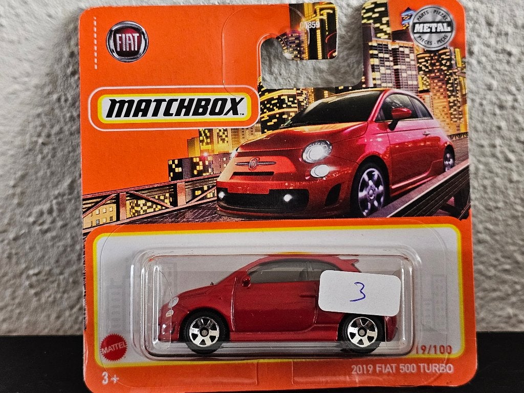 Matchbox Fiat 500 Turbo, Verzenden, Nieuw, Auto