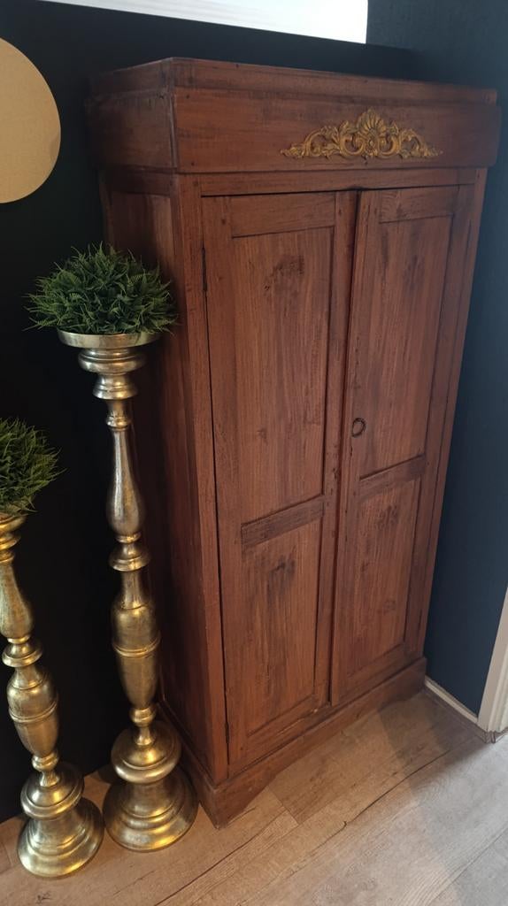 Antieke ondiepe kast 33 cm diep, Antiek en Kunst, Antiek | Meubels | Kasten, Ophalen