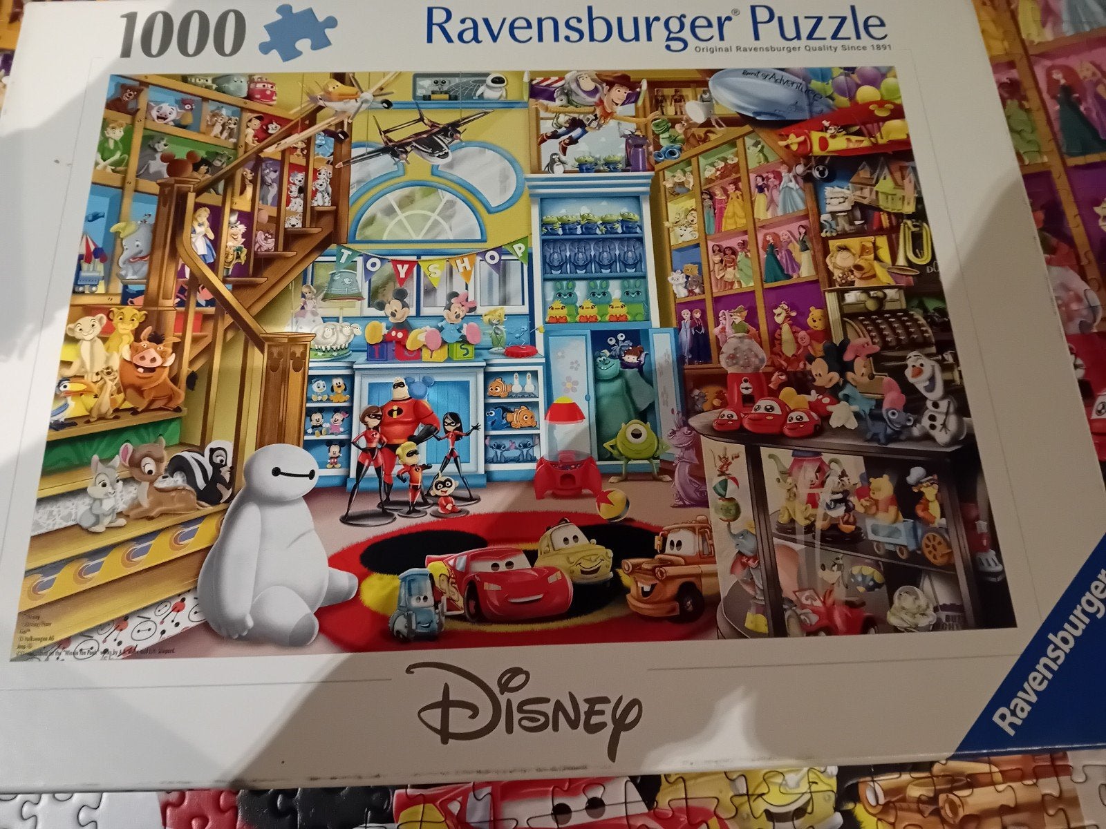 5x Disney puzzel 1000stukjes Compleet, Hobby en Vrije tijd, Ophalen of Verzenden