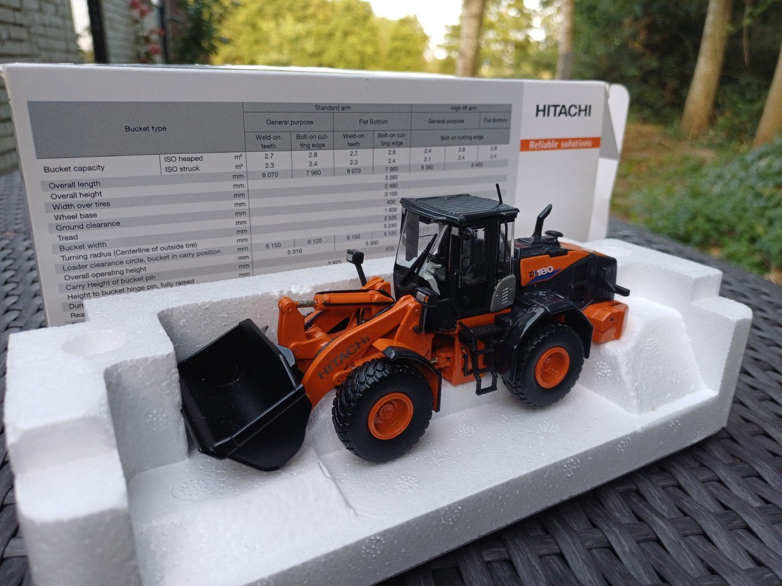 TMC Hitachi ZW180 shovel, Ophalen of Verzenden, Zo goed als nieuw, Bus of Vrachtwagen