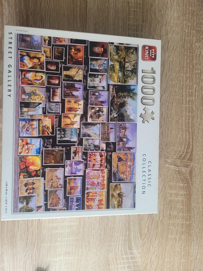 King puzzel 1000st, Ophalen of Verzenden, 500 t/m 1500 stukjes, Gebruikt