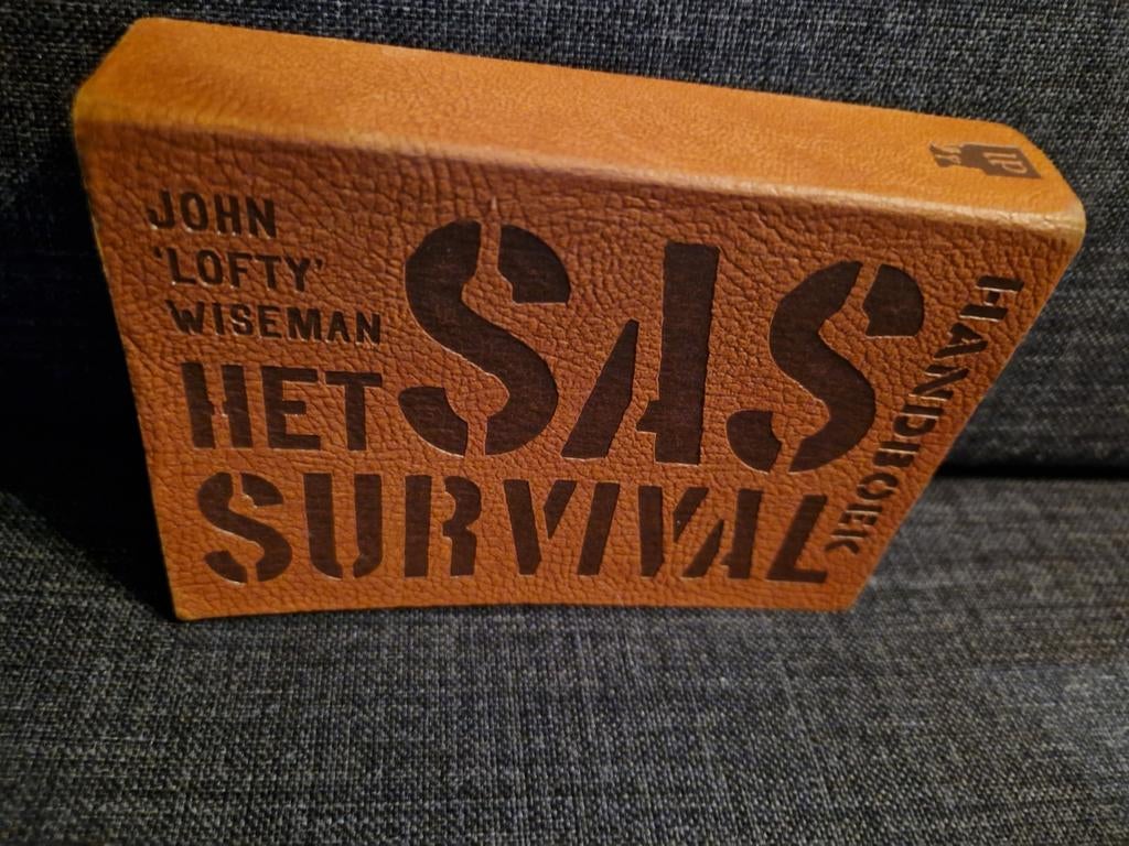 SAS Survival handboek, dwarsligger leer omslag- John Wiseman, Boeken, Ophalen, Gelezen, John Lofty Wiseman