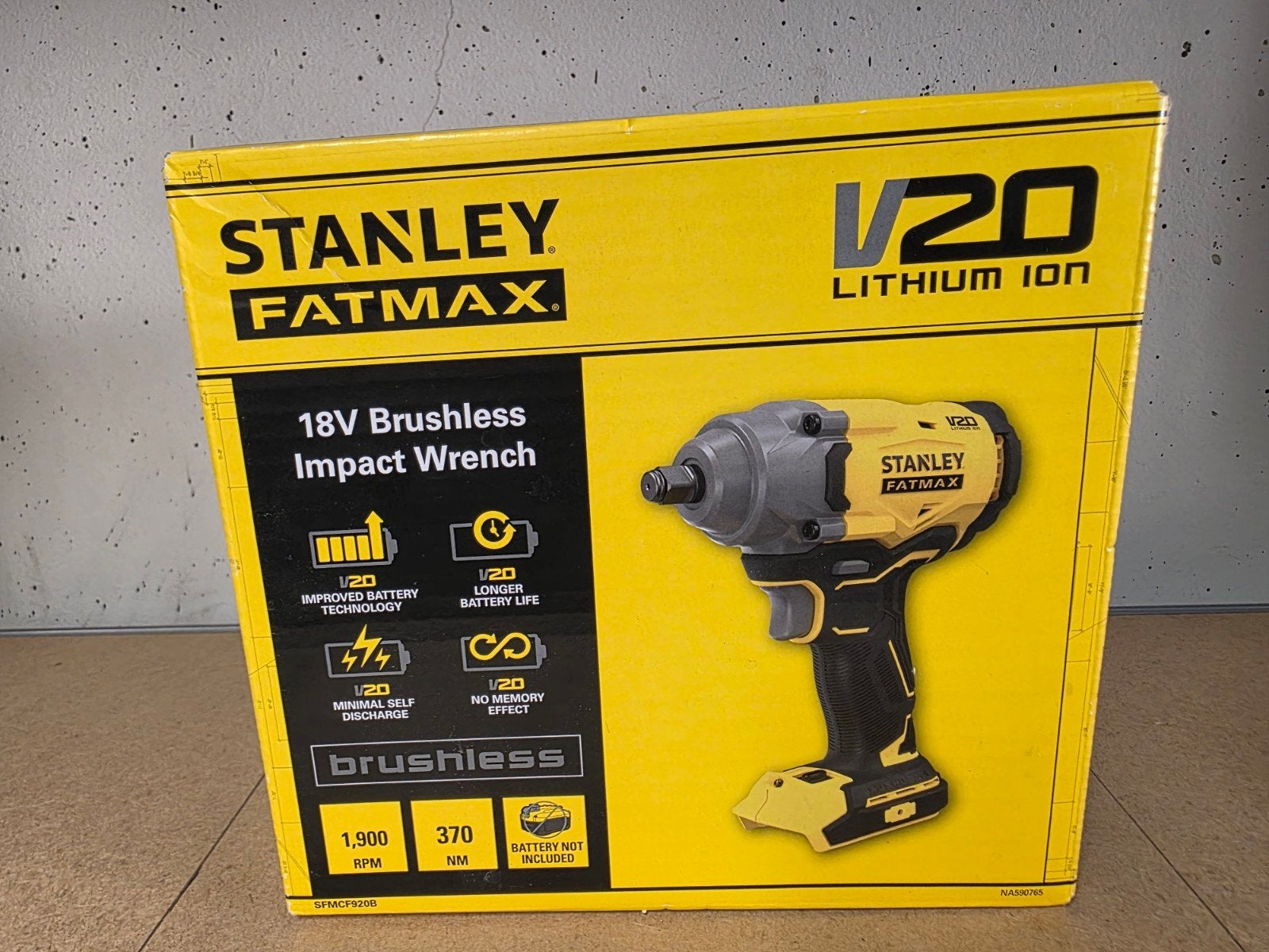 Stanley Fatmax V20 18V Borstelloze Slagmoersleutel, Ophalen of Verzenden, Nieuw