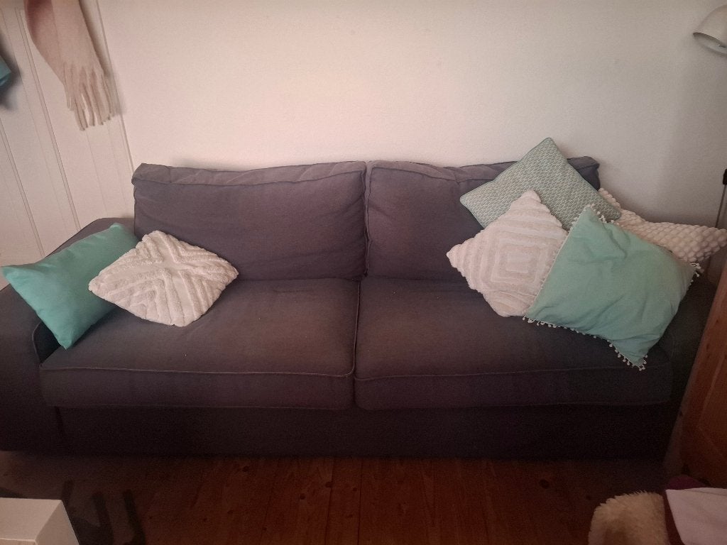 Bank, Ophalen, Gebruikt, Driepersoons, 75 tot 100 cm