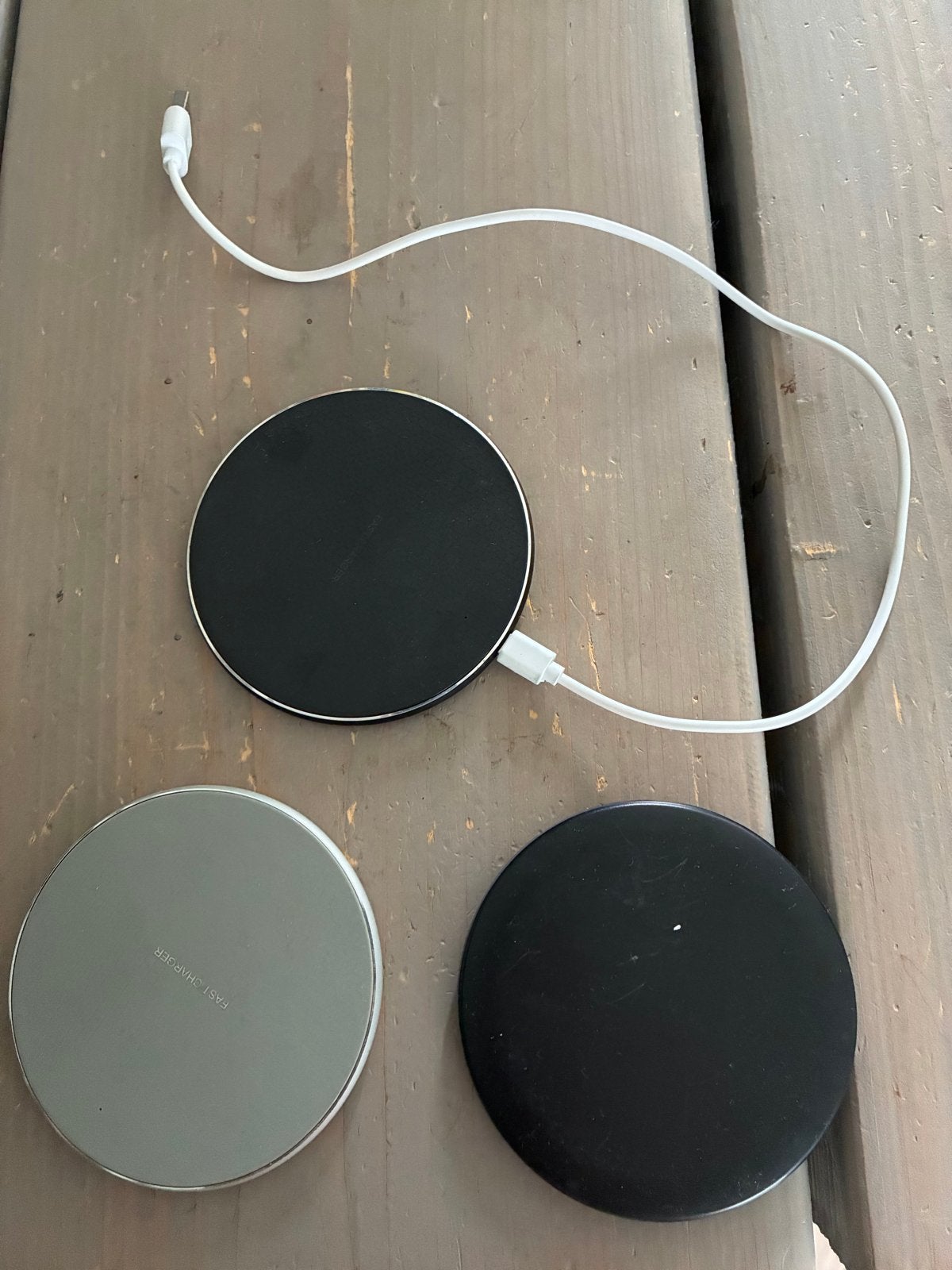 Draadloze opladers (3 stuks), Universeel, Gebruikt, Draadloze oplader, Micro-USB