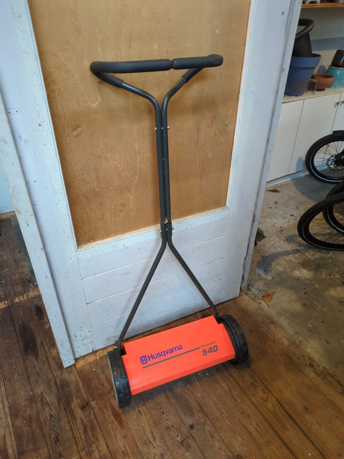 Husqvarna Novolette 540 handmaaier, Tuin en Terras, Ophalen, Gebruikt, 40 t/m 49 cm, Kooimesmaaier