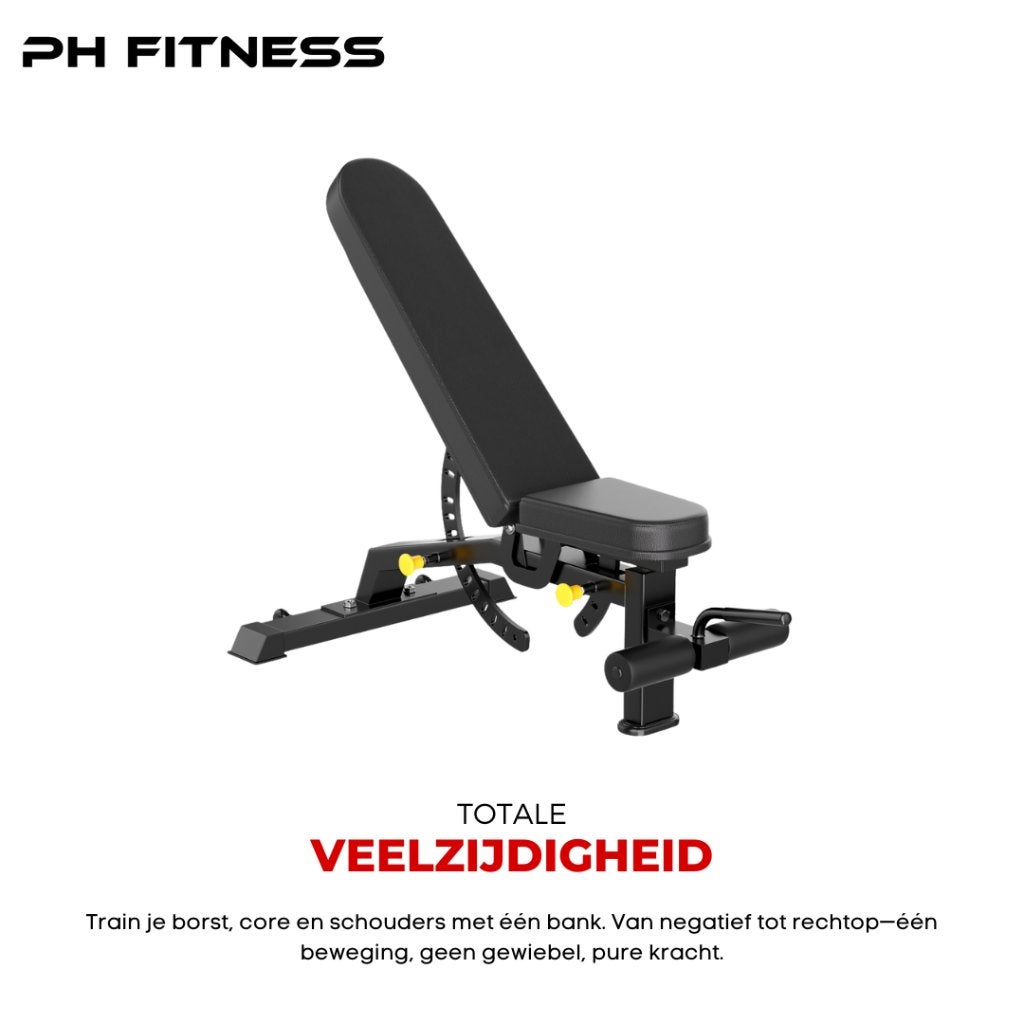 PH Fitness Heavy Duty Verstelbare Fitnessbank, PH Fitness, Nieuw, Ophalen of Verzenden, Info@phfitness.nl