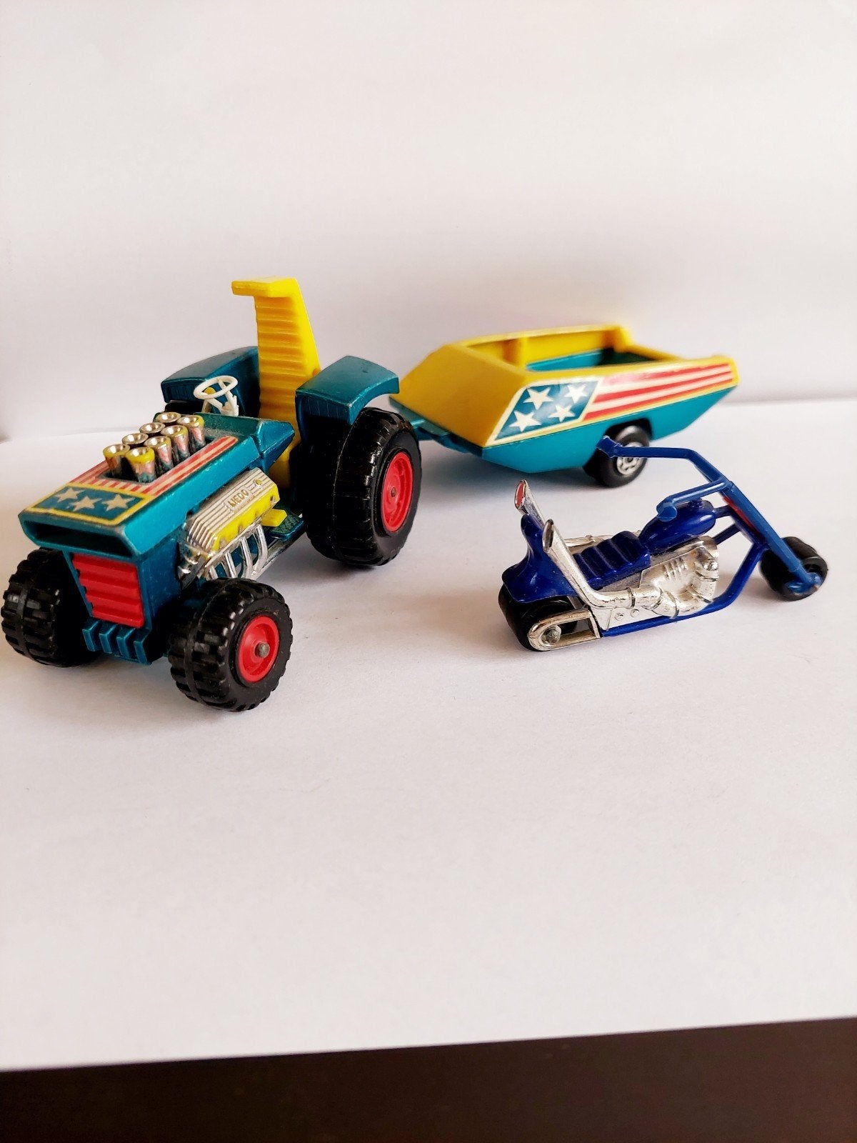 Matchbox - Mod tractor met trailer, Ophalen of Verzenden, Zo goed als nieuw