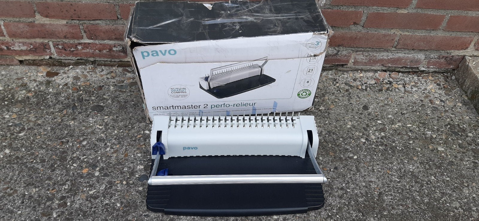 Pavo Smartmaster 2 Perfo-Relieur Bindmachine, Ophalen of Verzenden, Gebruikt
