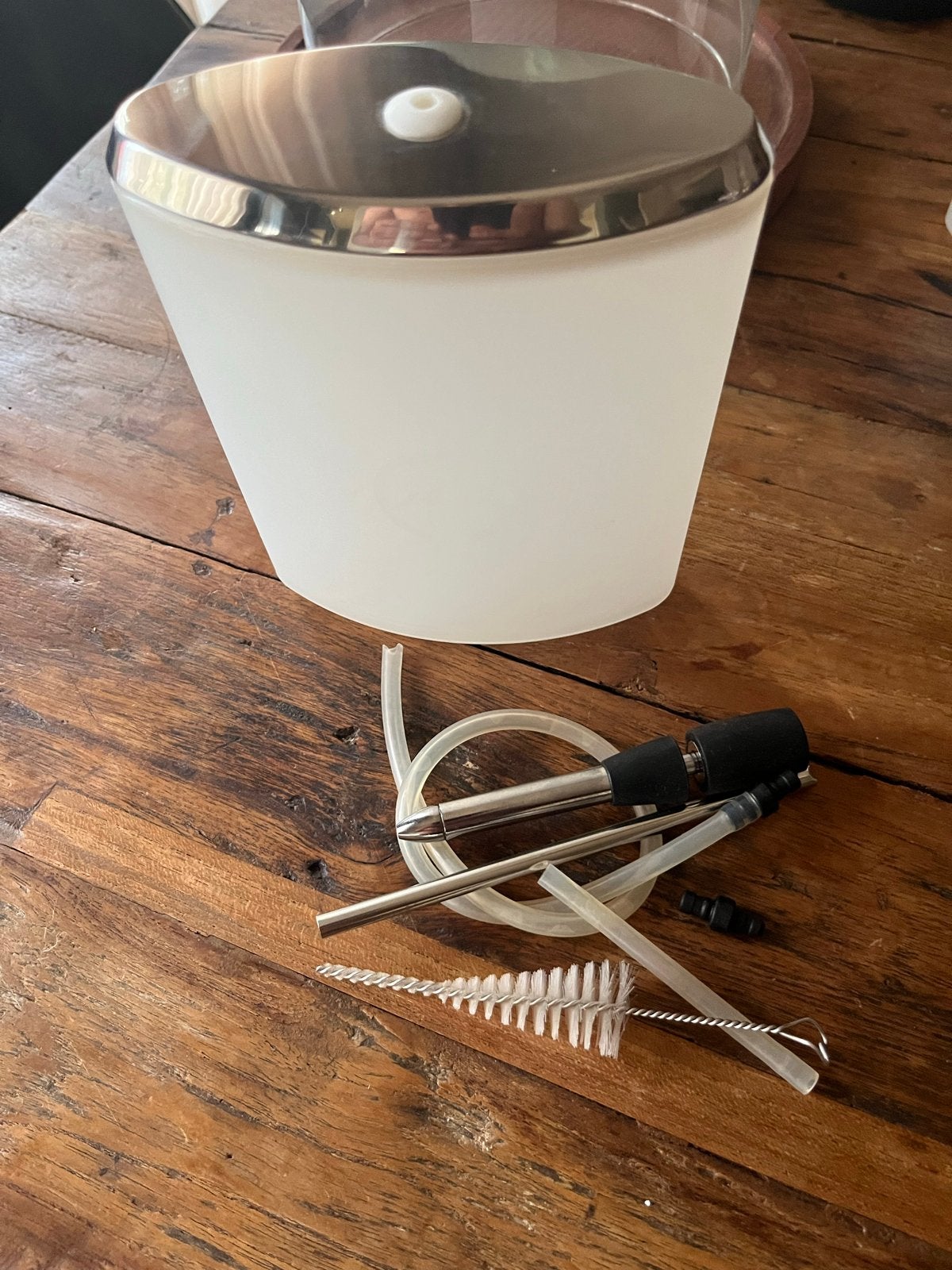 Jura Melkkoeler met accessoires, Witgoed en Apparatuur, Ophalen of Verzenden, Zo goed als nieuw, Jura, Melkaccessoire