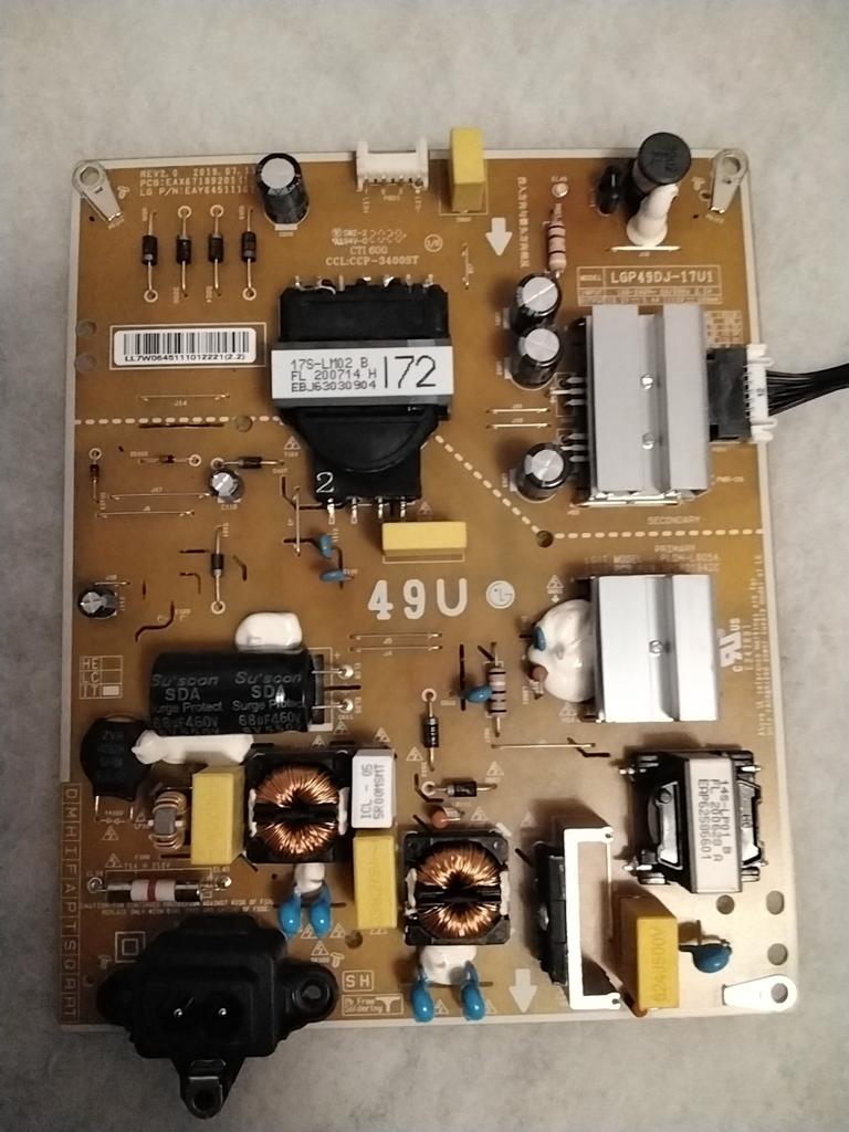 LG Voeding EAX67189201 (1.7) LGP49DJ-17U1, Ophalen of Verzenden, Gebruikt