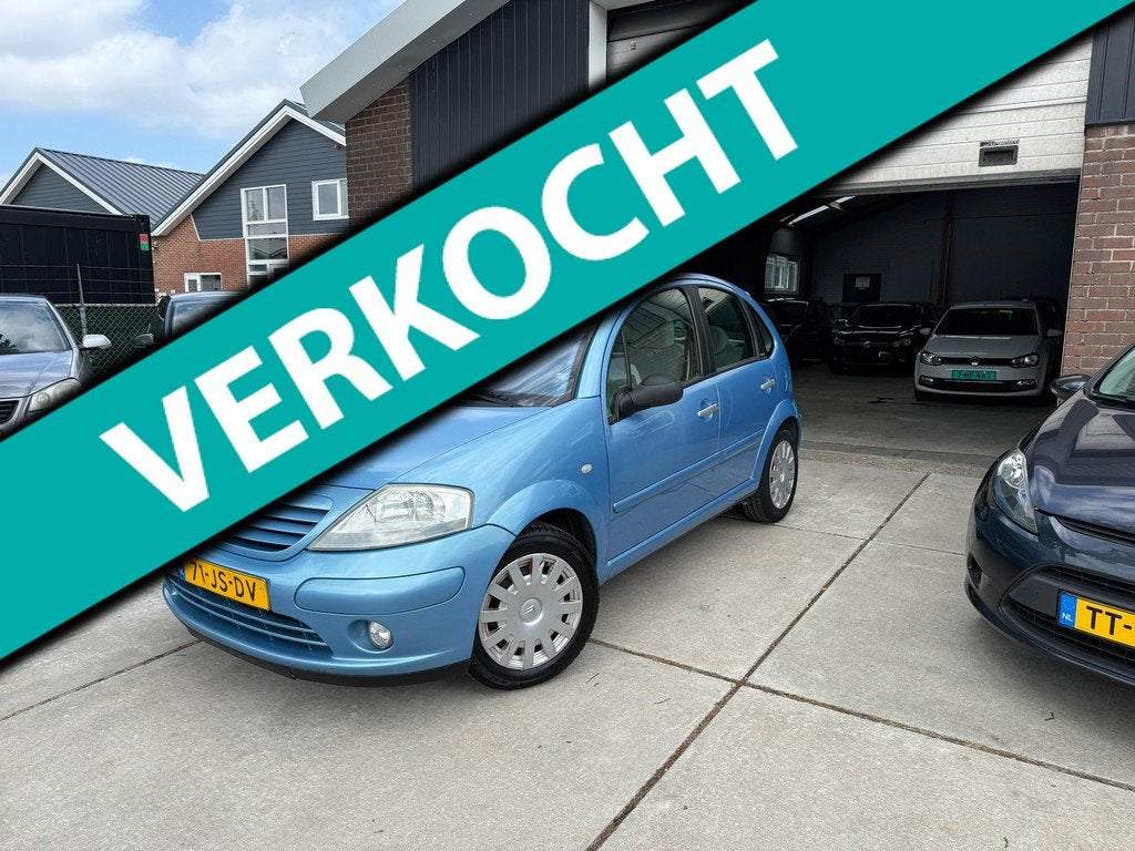 Citroen C3 1.4i Exclusive |NIEUWE APK|AIRCO|NAP KM|CLIMATE C, Voorwielaandrijving, Stof, Blauw, Origineel Nederlands