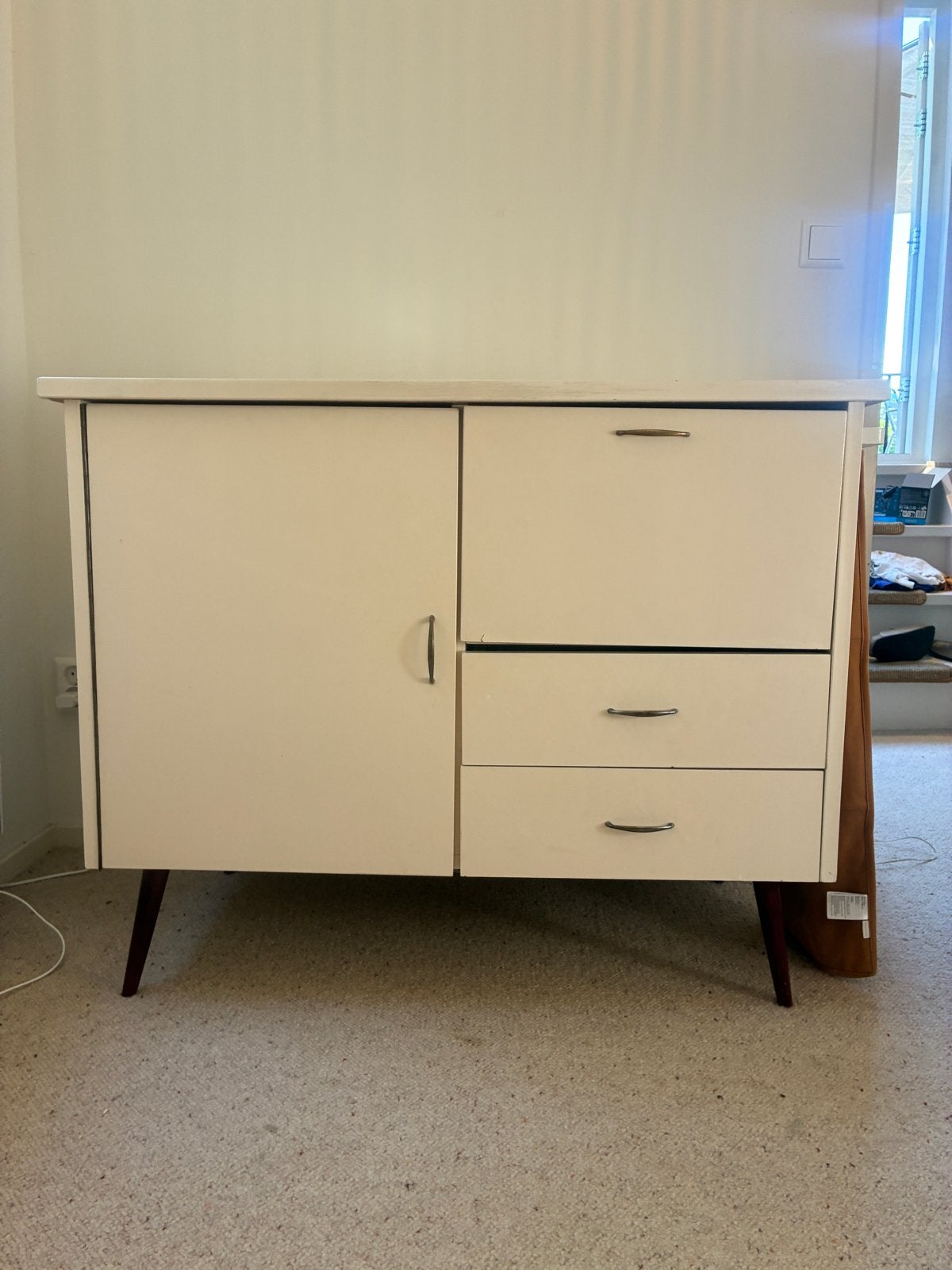 Vintage commode, Gebruikt, 50 tot 70 cm, 100 cm of meer, Ophalen