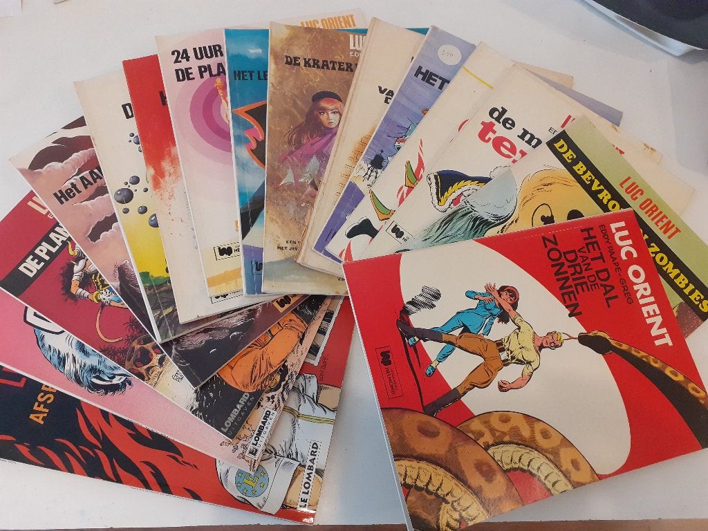 Luc Orient - Eddy Paape/ Greg - 12 stripboeken, Meerdere stripboeken, Ophalen of Verzenden, Gelezen