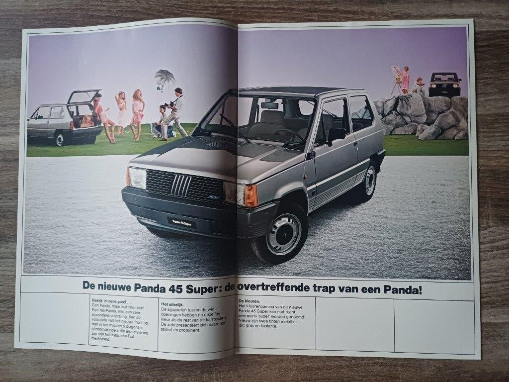 Fiat Panda brochure uit 1983, Verzenden, Zo goed als nieuw, Overige merken