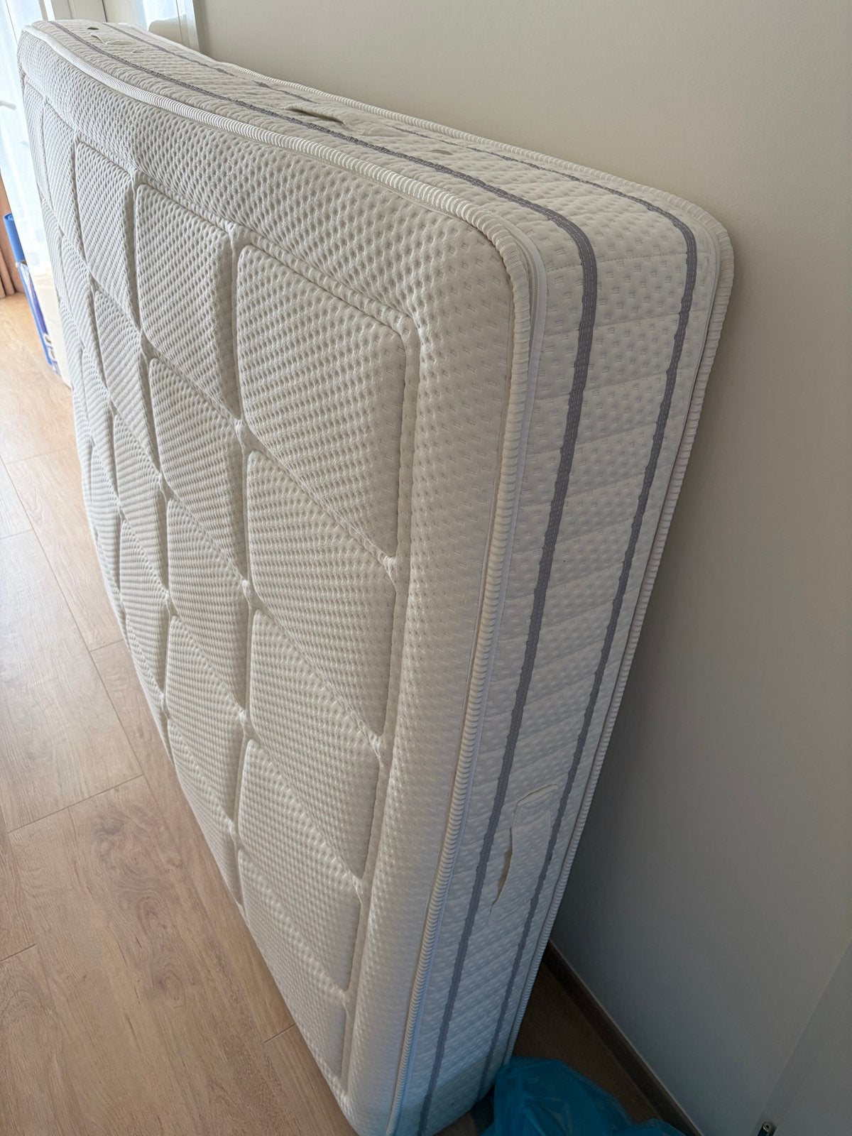 Matras Audrey H3 Firm 140x200 met 2x Flexus lattenbodem, Ophalen, Gebruikt, Tweepersoons, 140 cm