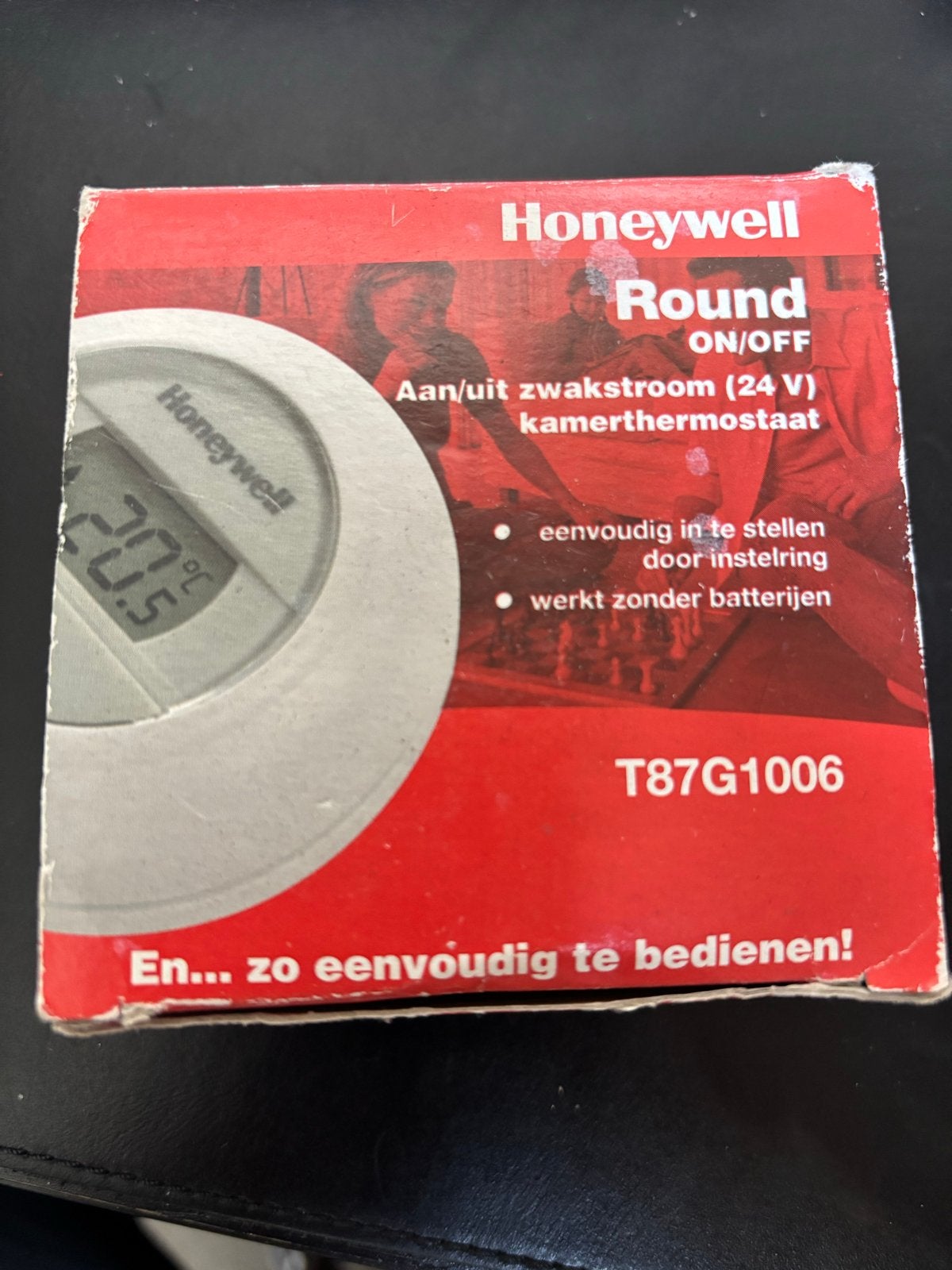 Honeywell Round T87G1006 Kamerthermostaat 24V, Doe-het-zelf en Verbouw, Ophalen of Verzenden, Slimme thermostaat, Nieuw