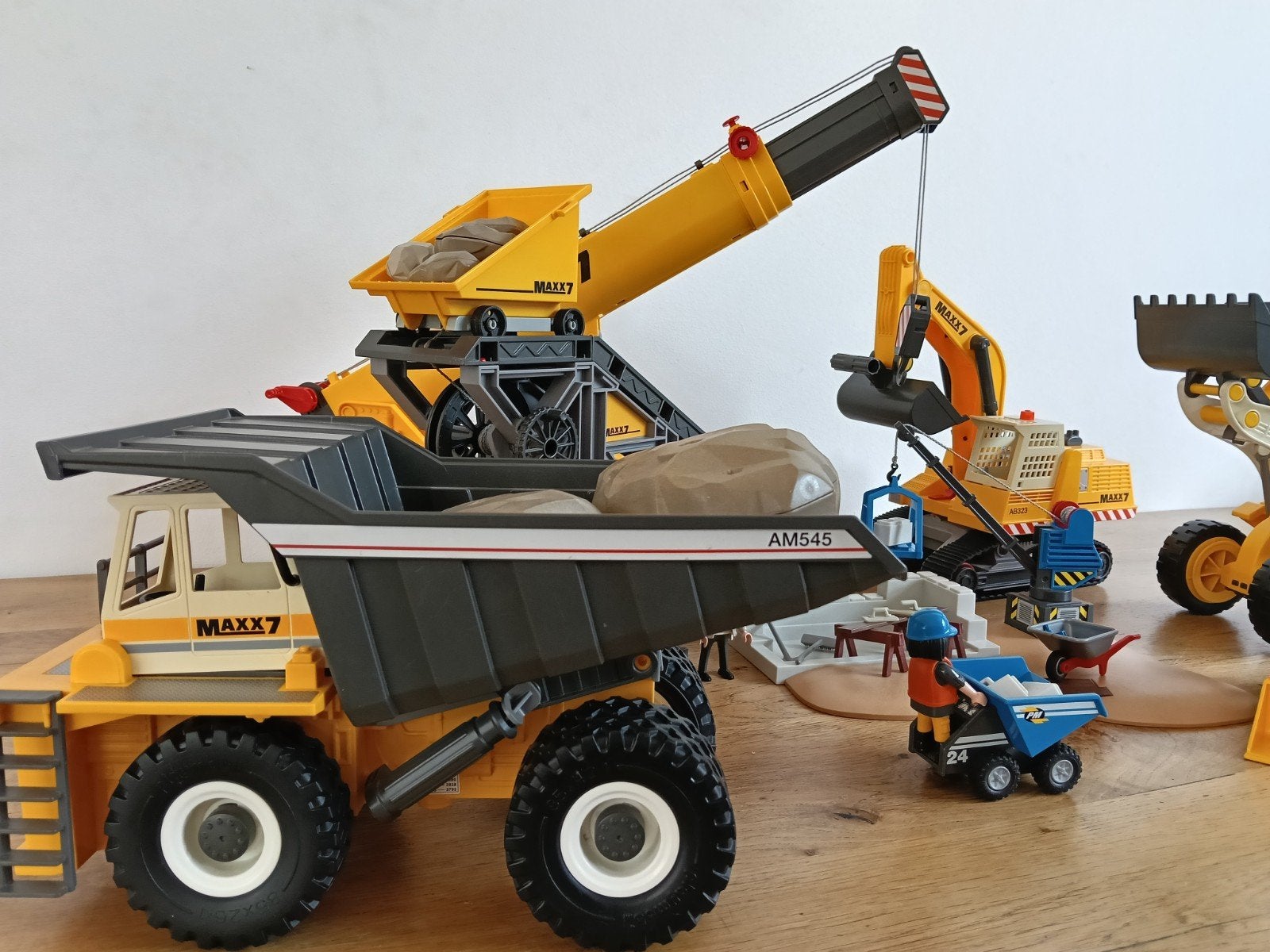 Foto 8 van Grote Playmobil Maxx7 Bouwplaats Set met Voertuigen
