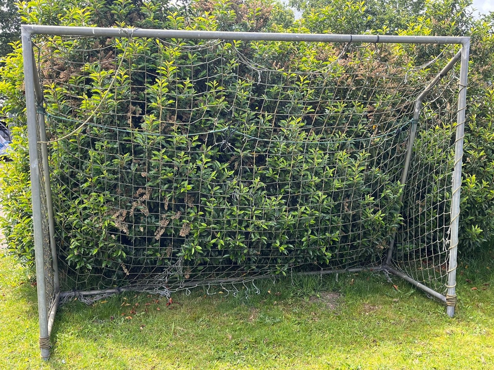 2 Gebruikte voetbaldoelen met net, Sport en Fitness, Voetbal, Maat XS of kleiner, Ophalen, Gebruikt, Overige typen