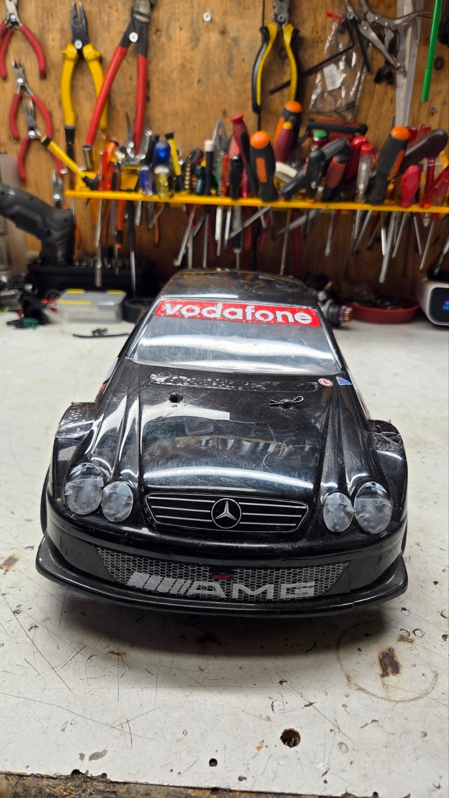 Te koop leuke kyosho, Hobby en Vrije tijd, Gebruikt, Ophalen of Verzenden, Schaal 1:10, Auto onroad