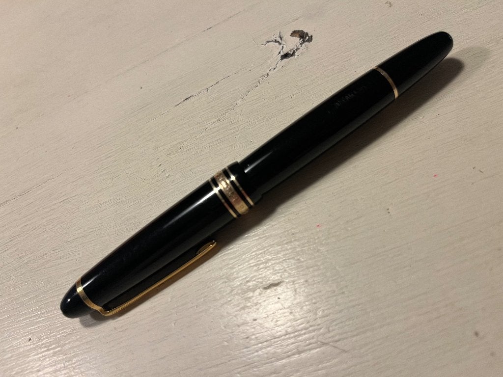 Mont Blanc Rollerball Pen - IZGST + vullingen, Ophalen of Verzenden, Gebruikt, Balpen, Mont Blanc