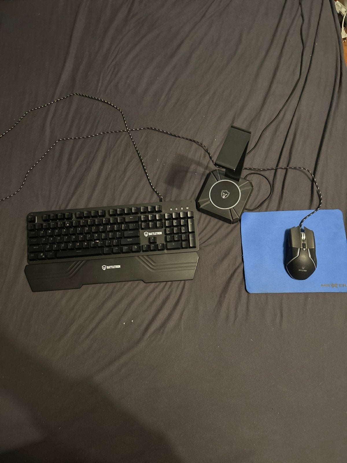 Battletron Gaming Toetsenbord en Muis Set met, Computers en Software, Ophalen, Gebruikt, Gaming toetsenbord, Qwerty