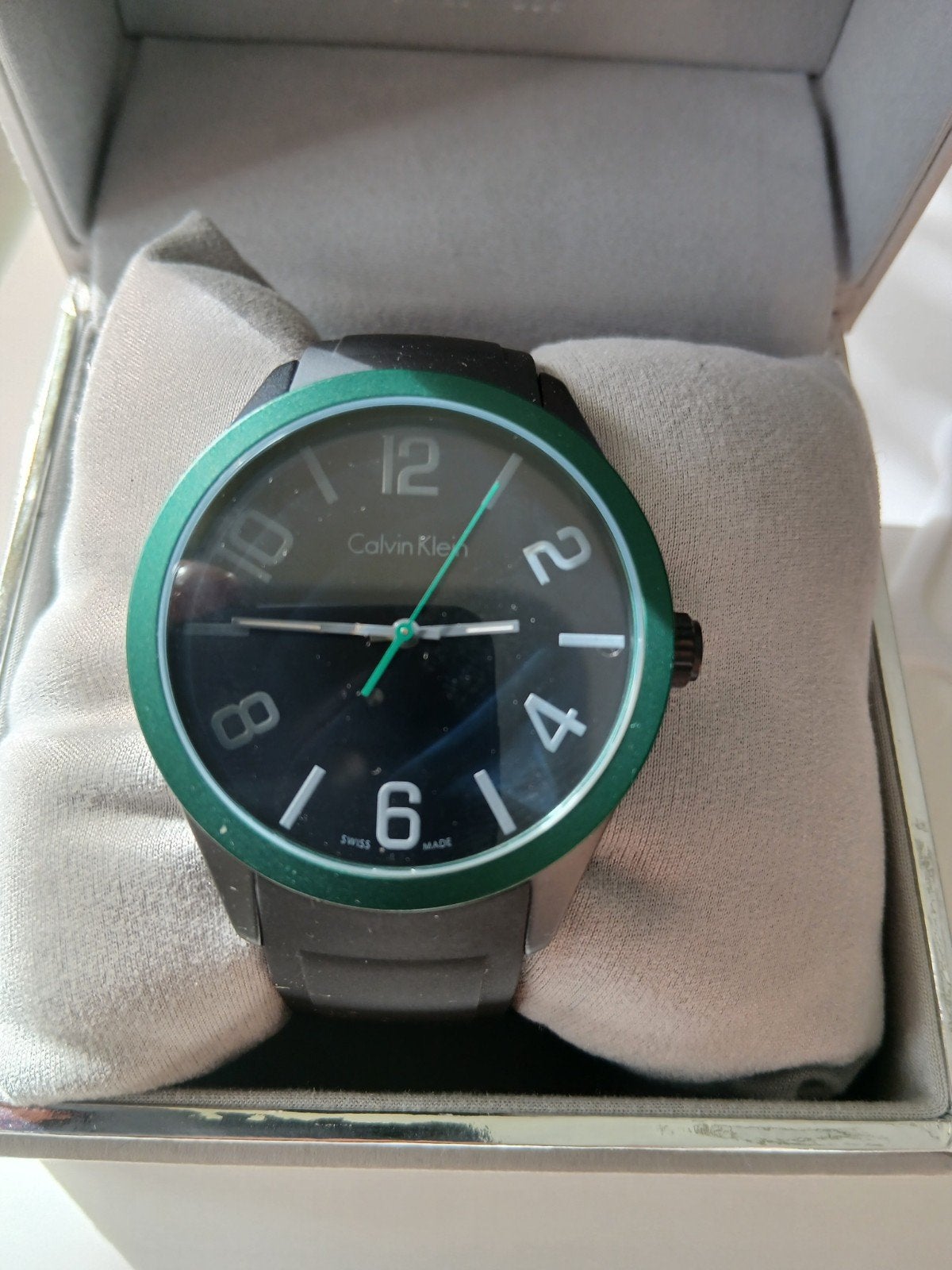 Calvin klein heren horloge prijs 69€, Ophalen of Verzenden, Staal, Overige merken