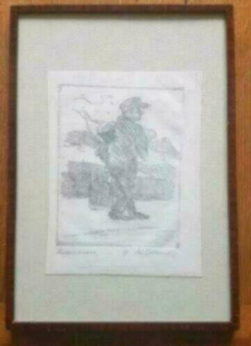 Litho Leo Collard (1930-1975) Levensmars 1969, Antiek en Kunst, Kunst | Litho's en Zeefdrukken, Ophalen