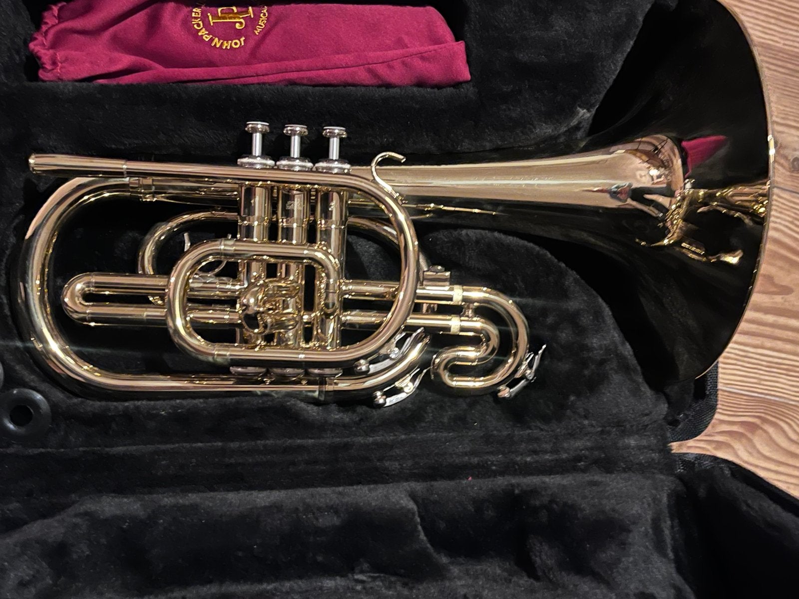 John Packer JP2051 Marching Mellophone, Ophalen of Verzenden, Nieuw, Koperblazer, Met koffer of draagtas